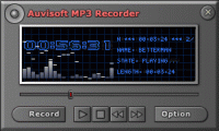 Auvisoft MP3 Recorder 1.50 screenshot. Click to enlarge!