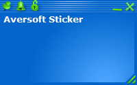 Aversoft Sticker 4.0 screenshot. Click to enlarge!