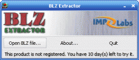 BLZ Extractor 1.0.2.163 screenshot. Click to enlarge!