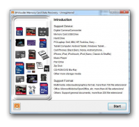BYclouder Memory Card Data Recovery 6.8.0.0 screenshot. Click to enlarge!