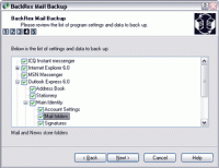 BackRex Mail Backup 2.8.0.178 screenshot. Click to enlarge!
