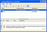 Backup Watcher for Interbase 2.0.1 screenshot. Click to enlarge!