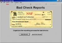 Bad Check Recovery Program 1.2 screenshot. Click to enlarge!