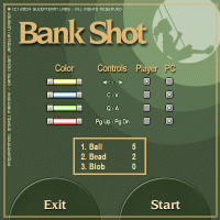 BankShot 1.1 screenshot. Click to enlarge!