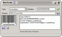 BarCode Descriptor 1.4.14 screenshot. Click to enlarge!