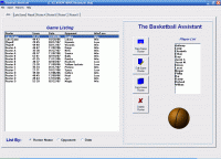 Basketball Roster Organizer 1.2.1 screenshot. Click to enlarge!