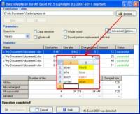 Batch Replacer for MS Excel 2.5 screenshot. Click to enlarge!