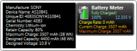 Battery Meter 2.2 screenshot. Click to enlarge!