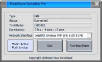 BearShare SpeedUp Pro 6.4.4 screenshot. Click to enlarge!