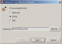 Belkasoft ICQ History Extractor Pro 2.04 screenshot. Click to enlarge!