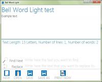 Bell Word Light 3.0.0.0 screenshot. Click to enlarge!