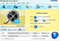 Bigasoft 3GP Converter 3.6.14.4463 screenshot. Click to enlarge!