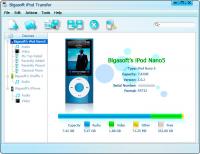 Bigasoft iPod Transfer 1.6.3.4192 screenshot. Click to enlarge!