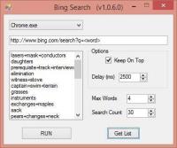 Bing Search 1.0.6.0 screenshot. Click to enlarge!