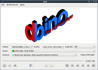 Bino 1.4.4 screenshot. Click to enlarge!