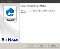 BitNami Drupal Stack 7.18-0 screenshot. Click to enlarge!