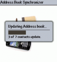 BlackBerry AddressBook Synchronizer(Acce 2.3 screenshot. Click to enlarge!