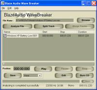 Blaze Audio Wave Breaker 1.1 screenshot. Click to enlarge!