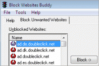 Block Web Site Buddy 3.35 screenshot. Click to enlarge!