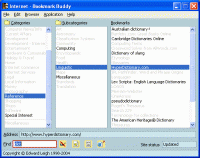 Bookmark Buddy 3.9.2 screenshot. Click to enlarge!