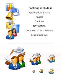 Business Icons Collection (XP) 3.0 screenshot. Click to enlarge!