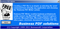 Business PDF Writer 3.02 screenshot. Click to enlarge!
