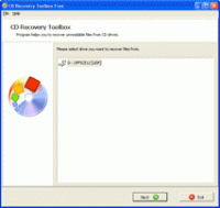 CD Recovery Toolbox Free 2.2.0.0 screenshot. Click to enlarge!