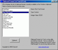 CFList 1.0 screenshot. Click to enlarge!