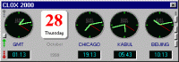 CLOX 2000 7.2 screenshot. Click to enlarge!