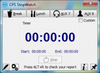 CPS StopWatch 2.10 screenshot. Click to enlarge!