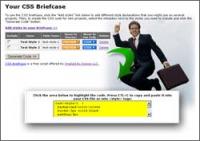 CSS Briefcase 1.5 screenshot. Click to enlarge!