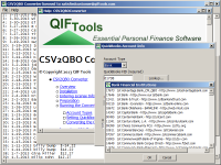 CSV2QBO Converter 5.00 screenshot. Click to enlarge!
