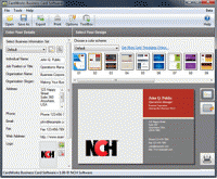 CardWorks Business Card Software 2.00 screenshot. Click to enlarge!