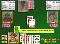 Championship Spades for Windows 7.40 screenshot. Click to enlarge!
