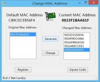Change MAC Address Free 1.0.2.0 screenshot. Click to enlarge!