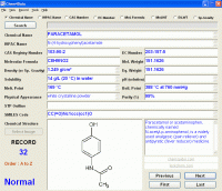 Chem4Data 2.1.0 screenshot. Click to enlarge!