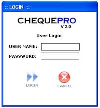ChequePRO Cheque Printing Writing System 1.0 screenshot. Click to enlarge!