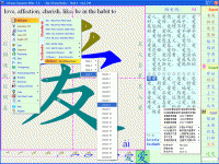Chinese Character Bible 10.0 screenshot. Click to enlarge!