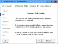 Chromium Updater 2016.3 screenshot. Click to enlarge!