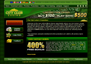 City Club Casino by Online Casino Extra 2.0 screenshot. Click to enlarge!
