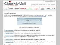 ClearMyMail Spam Blocker 3 screenshot. Click to enlarge!