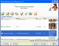 Clone Remover - duplicate file finder 2.4 screenshot. Click to enlarge!