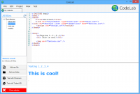 CodeLab 1.7.5.0 screenshot. Click to enlarge!