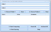 Compare & Sync Two File Folders Software 7.0 screenshot. Click to enlarge!