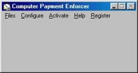 Computer Payment Enforcer 6.2.0 screenshot. Click to enlarge!