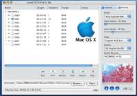 Convert DVD T0 iPod for Mac 2011.1105 screenshot. Click to enlarge!
