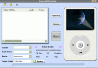 Convert DVD to iPod 2.0 screenshot. Click to enlarge!