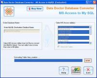 Convert MS Access Database to SQL 2.0.1.5 screenshot. Click to enlarge!