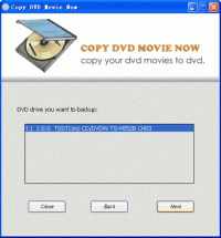 Copy DVD Movie Now 2.5 screenshot. Click to enlarge!