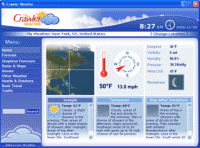 Crawler Weather 4.5 screenshot. Click to enlarge!